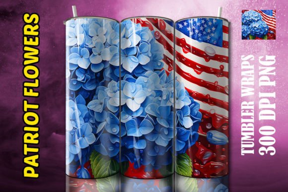 3D Blue Hydrangeas Flower Tumbler 2: Integrating Digital Assets into Sublimation Workflows