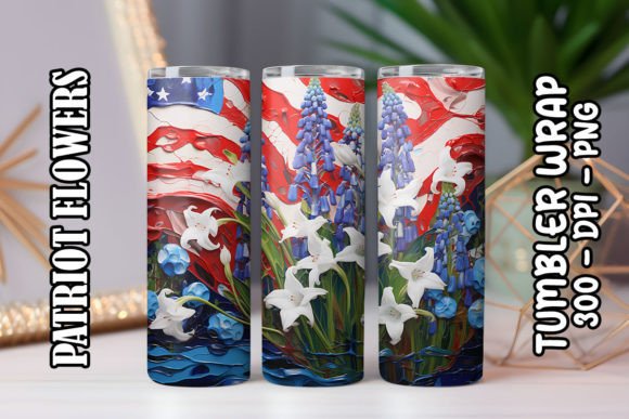 3D Bluebells Flower Tumbler 18: Strategic Asset Integration for Sublimation Businesses