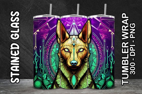 3D Dingo Mystical Tumbler 3: Elevating Custom Drinkware with High-Resolution Sublimation Art