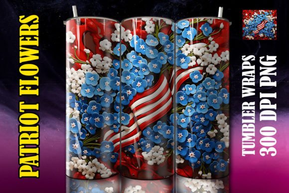 3D Forget-me-nots Flower Tumbler 2: Integrating Digital Assets into Sublimation Workflows