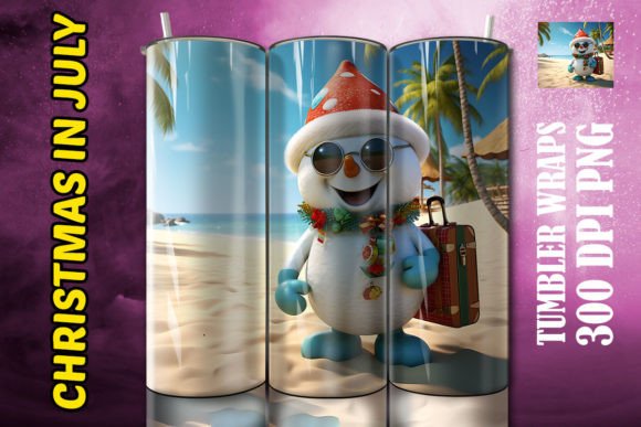 3D Frosty the Snowman Tumbler 1: A Practical Guide to Holiday Sublimation Projects