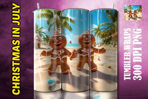 3D Gingerbread Men Tumbler 16: Crafting Festive Drinkware with Digital Precision