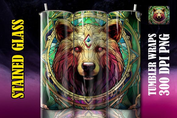 3D Grizzly Bear Mystical Tumbler 3: Integrating Digital Assets into Sublimation Workflows