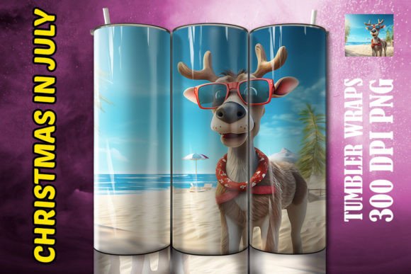 3D Nosed Reindeer Tumbler 14: Creative Sublimation Guide