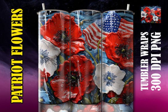 3D Red Poppies Flower Tumbler 1: Strategic Asset Integration for Sublimation Businesses