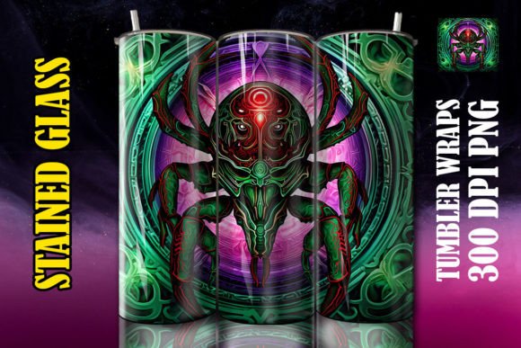 3D Scorpion Mystical Tumbler 3: Elevating Custom Drinkware with Digital Sublimation Art