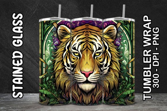 3D Tiger Mystical Tumbler: Integrating High-Resolution Sublimation Assets into Production Workflows