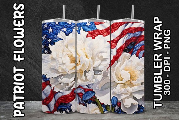 3D White Peonies Flower Tumbler 1: Elevating Sublimation with Realistic Floral Design