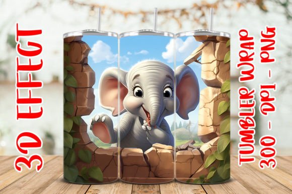 Evaluating the 3D Cute Elephant Flower Tumbler 9 for Sublimation Projects