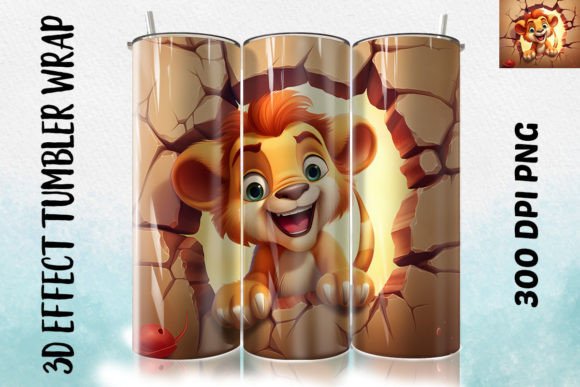 Evaluating the 3D Lion Flower Tumbler 4 Digital Asset for Sublimation