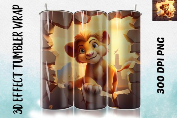 Evaluating the 3D Lion Flower Tumbler 6 Digital Asset for Sublimation