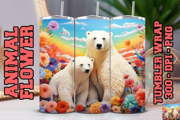 Evaluating the 3D Polar Bears Tumbler Sublimation Asset
