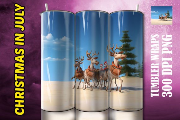 Evaluating the 3D Reindeer Tumbler 4 Digital Asset for Sublimation