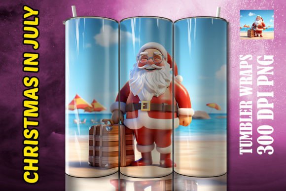 Evaluating the 3D Santa Claus Tumbler 1 Digital Asset for Sublimation