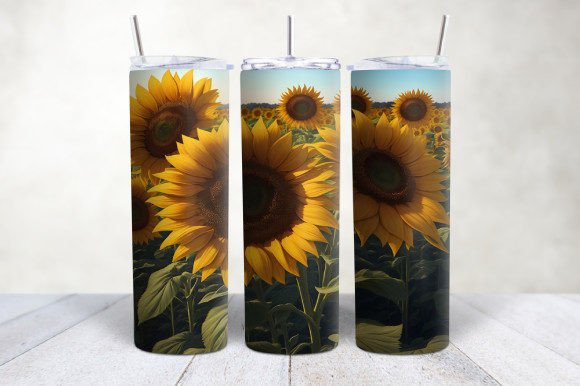 Evaluating the 3D Sunflowers Tumbler Wrap for Sublimation Projects