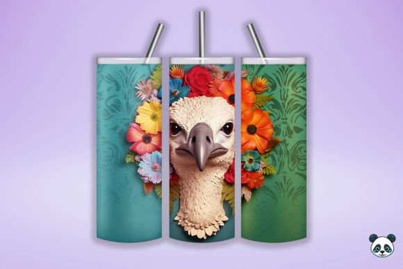Evaluating the Colorful 3D Ostrich Tumbler Wrap 2 for Sublimation Projects