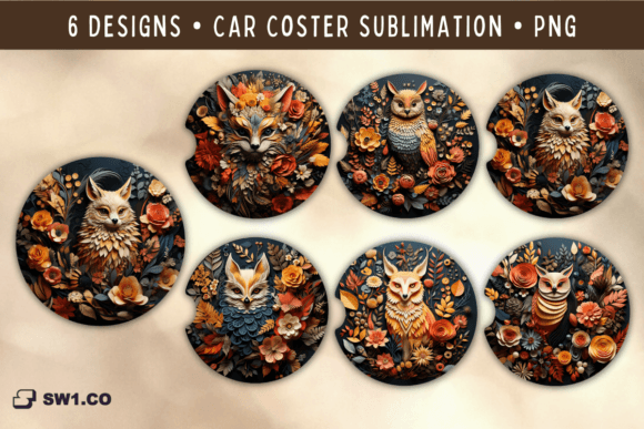 Mastering 3D Paper Art Car Coaster Sublimation: A Guide to High-Quality Digital Designs