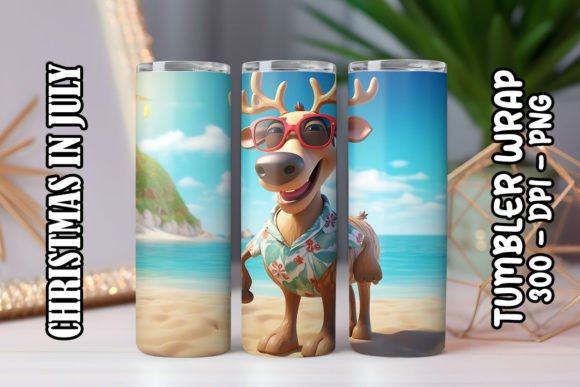 Mastering the 3D Nosed Reindeer Tumbler: A Technical Guide to Digital Sublimation Assets